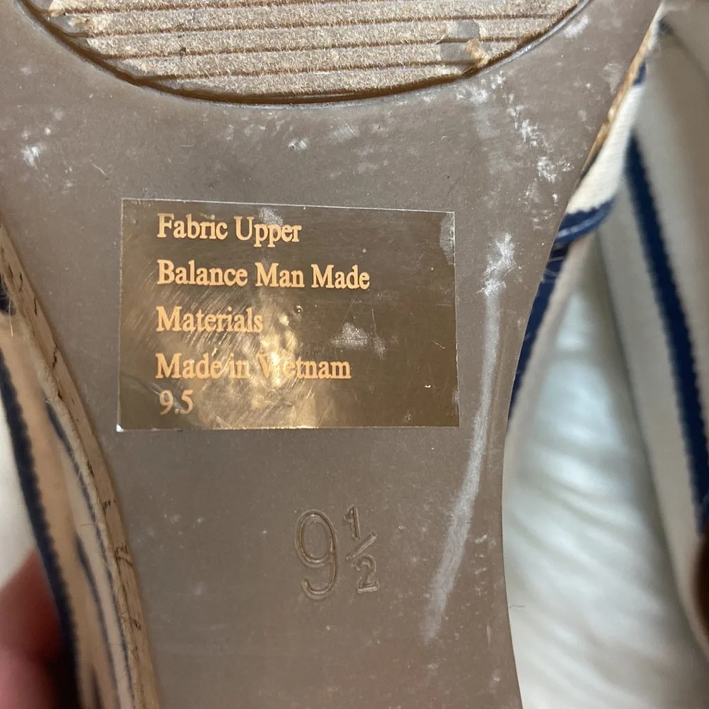 Coach And Four Wedge Heels Sandals Platform Shoes Sz 9.5